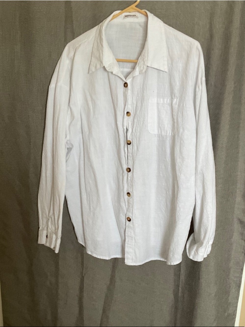 Classic White Button-Down Shirt - Relaxed Casual Fit